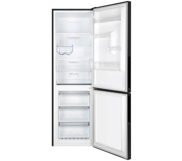 Amica FK3356.4GBDFZAA Pełny No Frost 185,5cm Szuflada z kontrolą wilgotności Czarny - DRUGI -30%, ALBO 5-TY ZA 1ZŁ - Kup na Raty - RRSO 0%