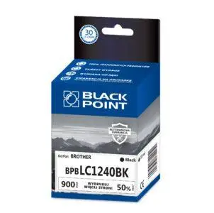 Tusz Black Point BPBLC1240BK (zamiennik LC-1240BK) Czarny 15 ml