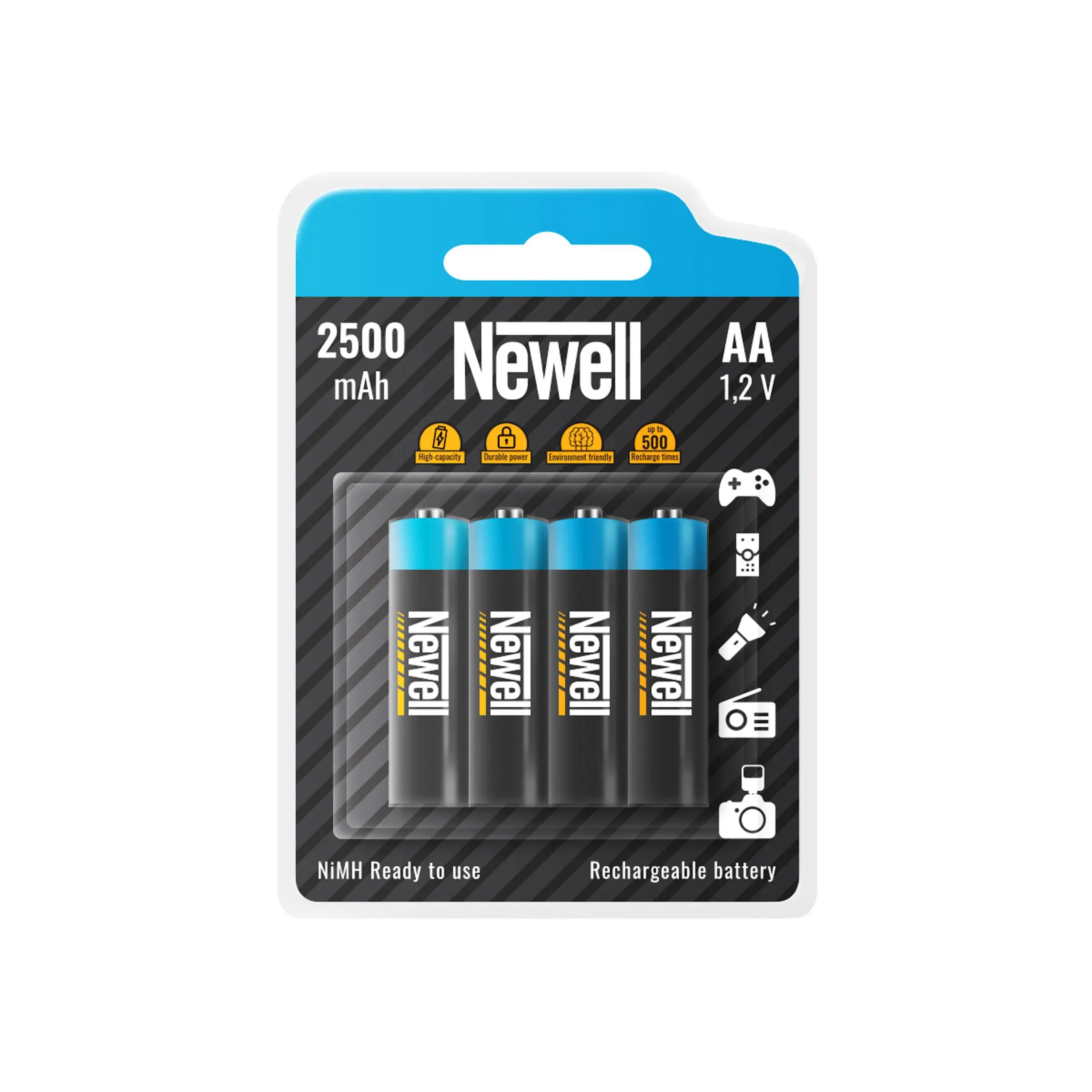 Akumulatorki Newell NiMH AA 2500mAh 4szt.