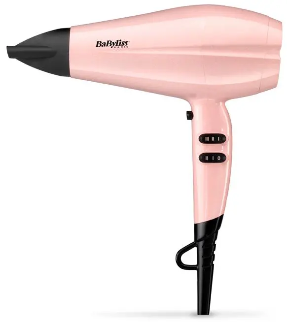 Suszarka do włosów BaByliss Rose Blush 2200 5337PRE Jonizacja Zimny nawiew 2200W 2 prędkości 3 temperatury