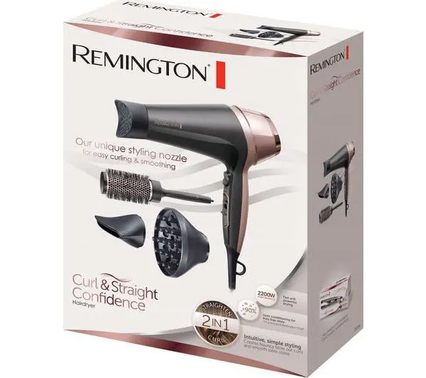 Remington Curl & Straight Confidence Jonizacja Dyfuzor Zimny nawiew 2200W 2 prędkości 3 temperatury - ⚡ BESTSELLERY ⚡