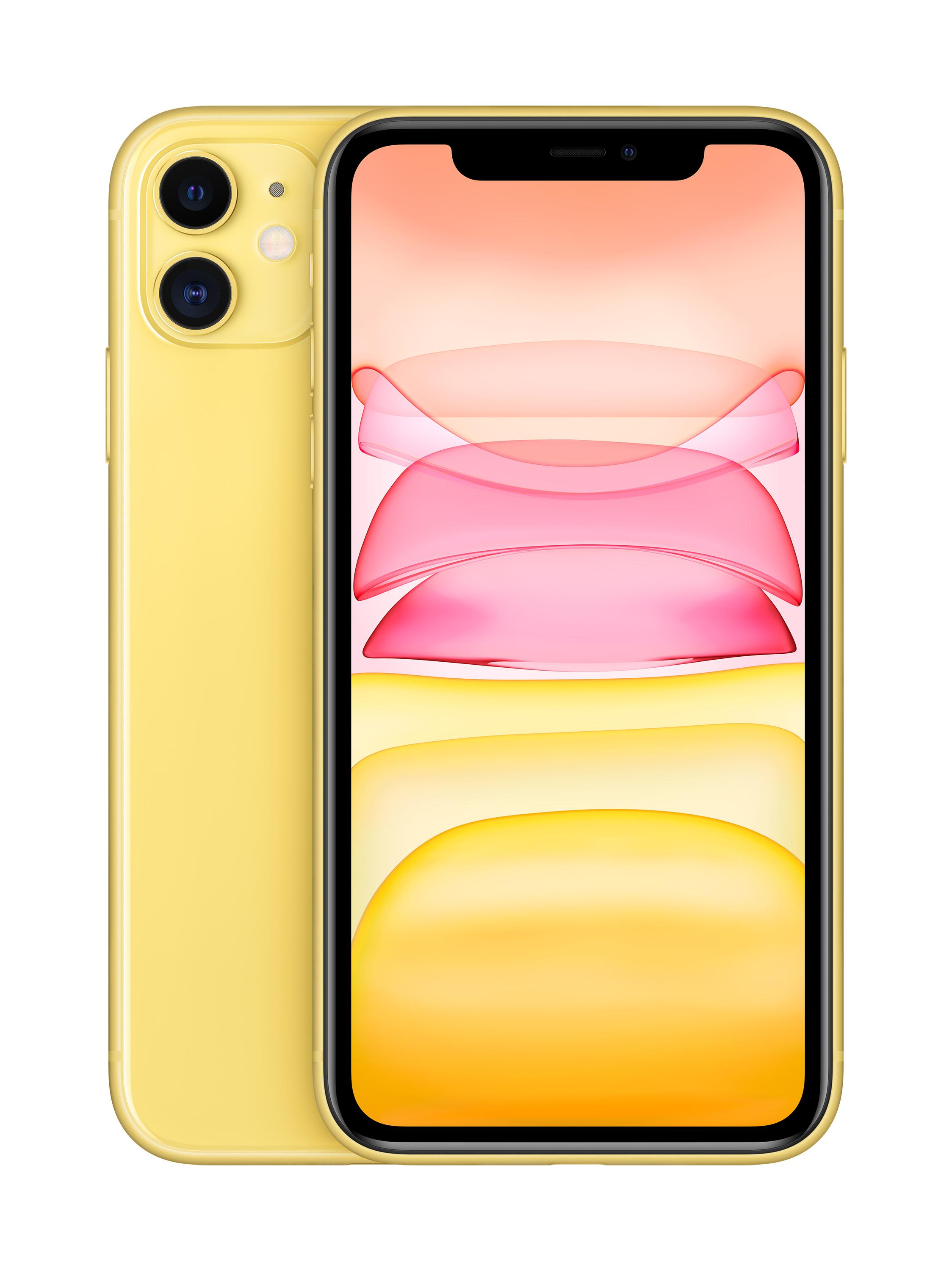 Smartfon Apple iPhone 11 64GB (żółty)