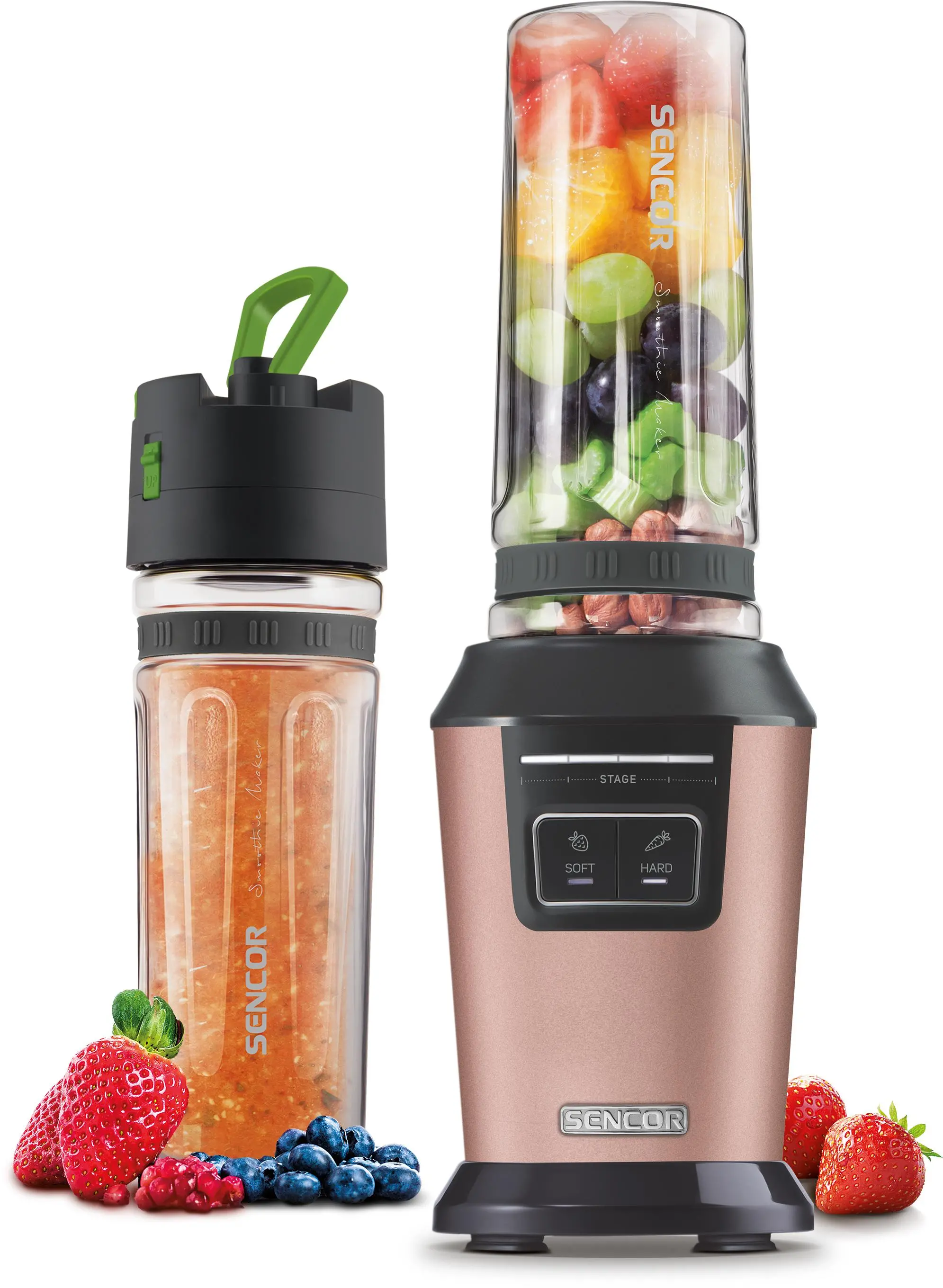 Blender kielichowy Sencor SBL 7175RS 0,6l 2 butelki