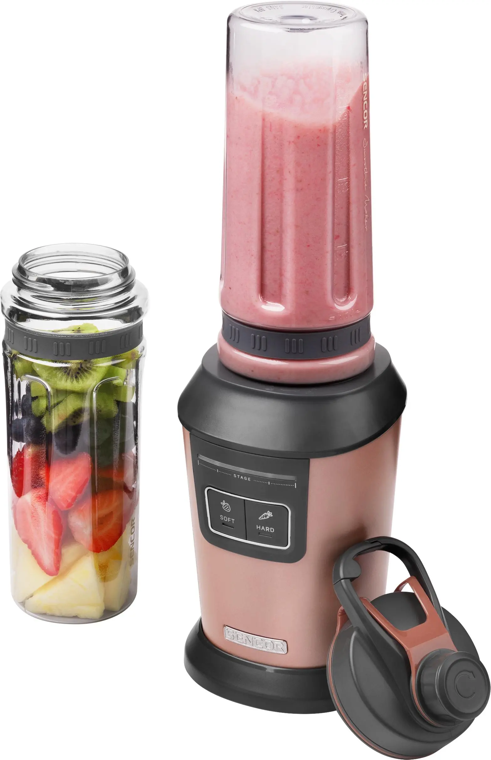 Blender kielichowy Sencor SBL 7175RS 0,6l 2 butelki