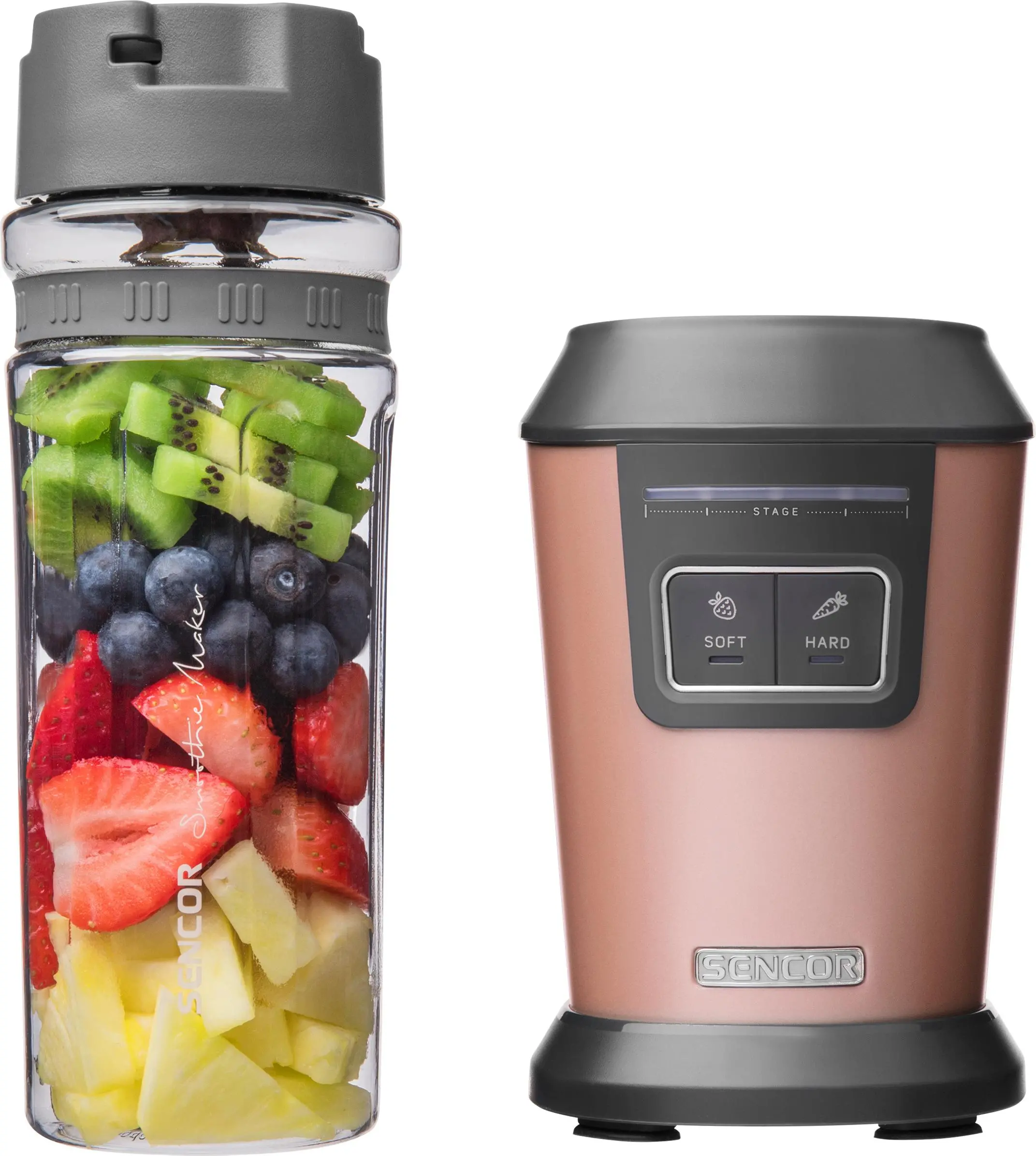 Blender kielichowy Sencor SBL 7175RS 0,6l 2 butelki