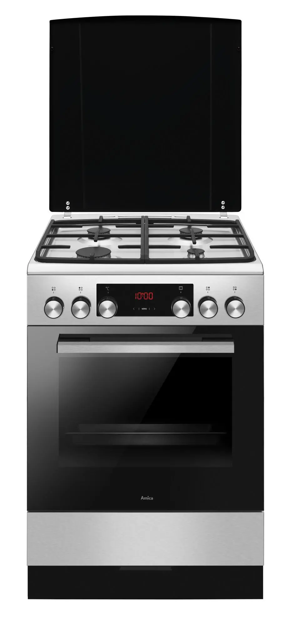 Kuchnia gazowo-elektryczna Amica 6123GE3.43HZPTSKDPNA(XX) Termoobieg Rożen