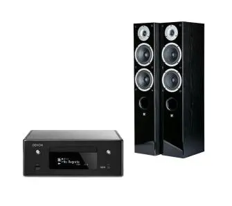 Zestaw stereo Denon RCD-N10 Czarny, Wilson RAPTOR 5 Czarny