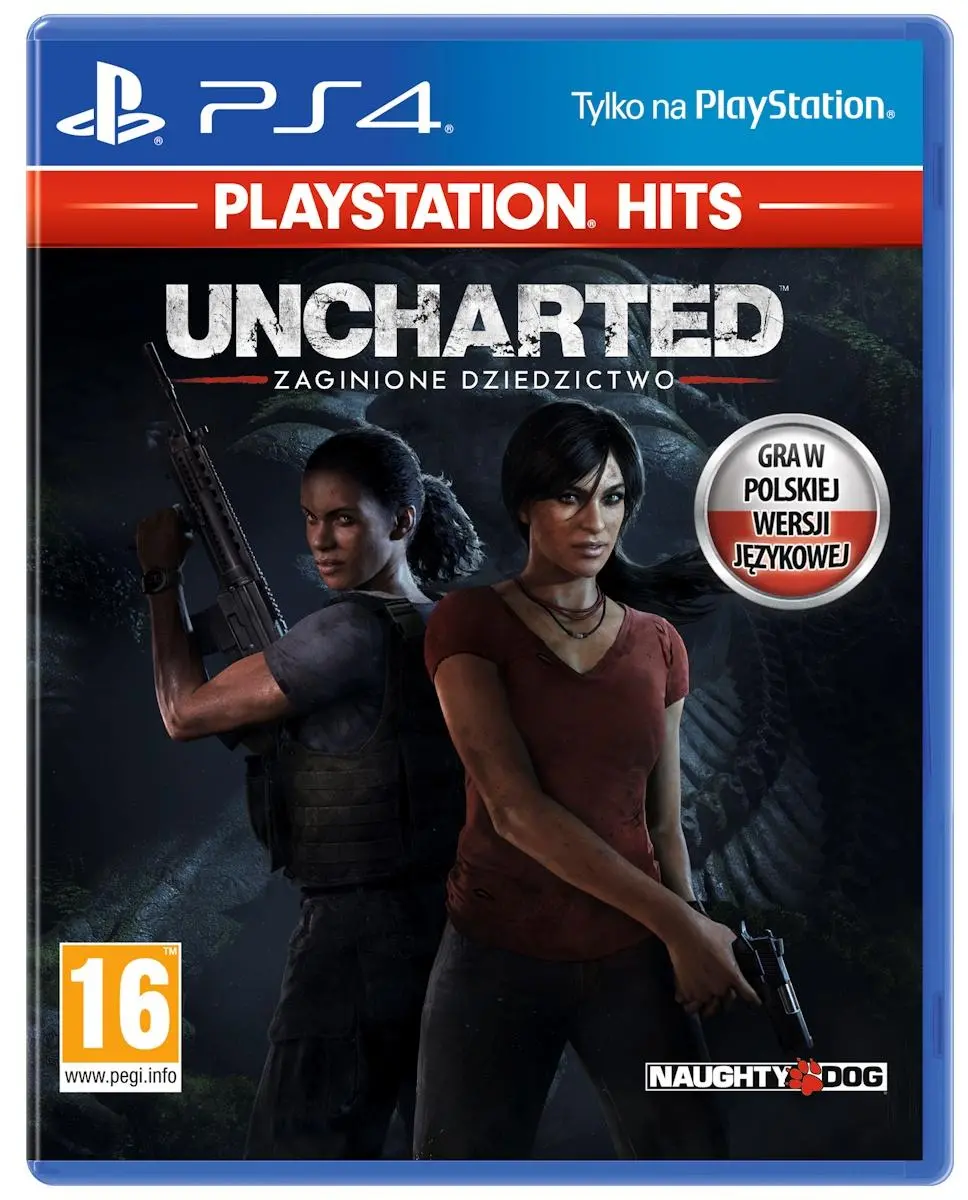 Uncharted: Zaginione Dziedzictwo PlayStation Hits Gra na PS4 (Kompatybilna z PS5)