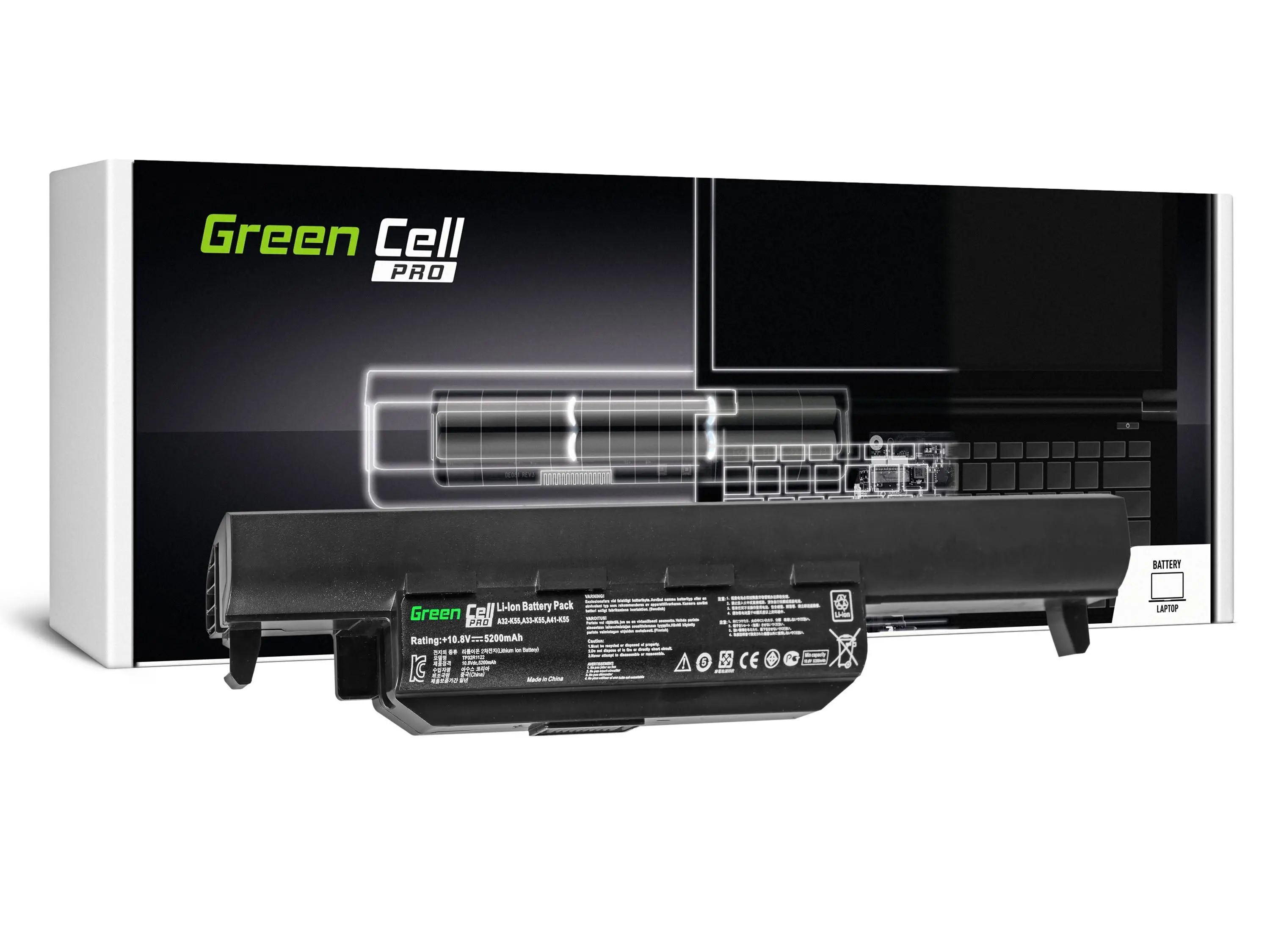 Bateria do laptopa Green Cell Pro AS37PRO Asus