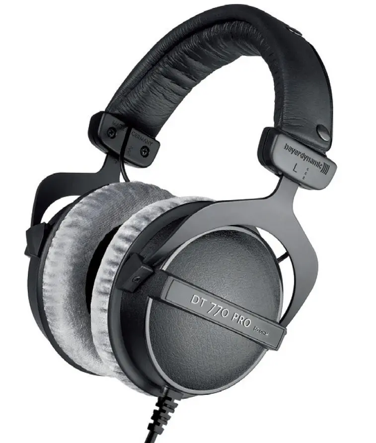 Słuchawki przewodowe Beyerdynamic DT 770 PRO 80 Ohm Nauszne Czarny