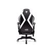Fotel Diablo Chairs X-Horn 2.0 Kid Size Dla dzieci do 160kg Skóra ECO Czarno-biały