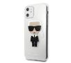 Etui Karl Lagerfeld KLHCN61TPUTRIKSL iPhone 11 (srebrny)