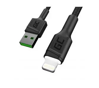 Kabel Green Cell GC RAY USB do Lightning 1,2m Czarny