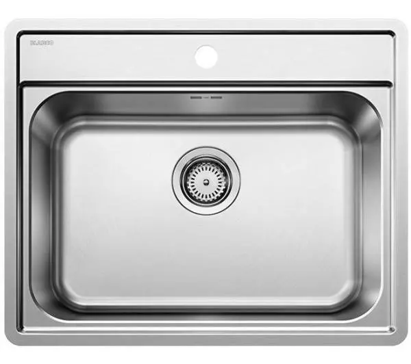 Zlewozmywaki kuchenne - Blanco LEMIS 6-IF 525108 Stalowy Srebrny