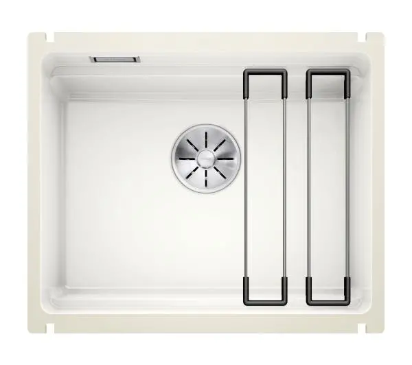 Zlewozmywaki kuchenne - Blanco ETAGON 500-U 525149 Ceramiczny Biały