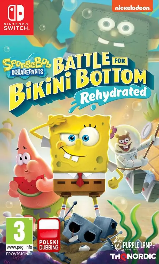 Spongebob SquarePants: Battle for Bikini Bottom Rehydrated Gra na Nintendo Switch
