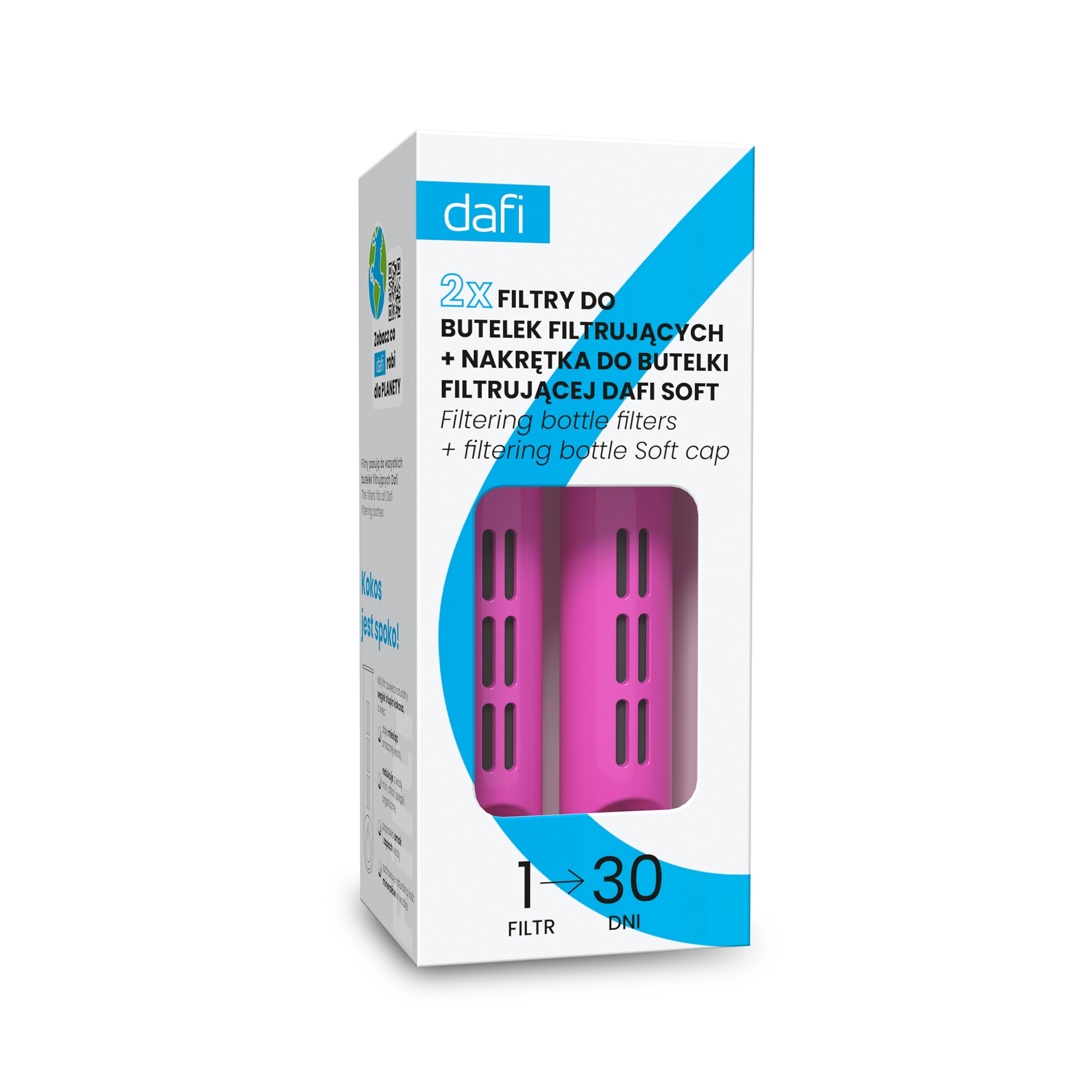 Wkład filtrujący Dafi 2szt. + zakrętka