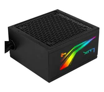 Zasilacz Aerocool LUX RGB 650W 80+ Bronze Czarny