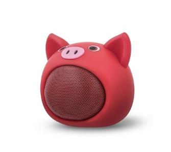 Głośnik Bluetooth Forever Sweet Animal Pig Rose ABS-100 3W Czerwony