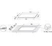 Płyta indukcyjna Whirlpool WL S3377 BF FlexiCook 77cm