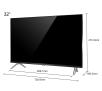 Telewizor TCL 32S615 32" LED HD Ready Android TV DVB-T2