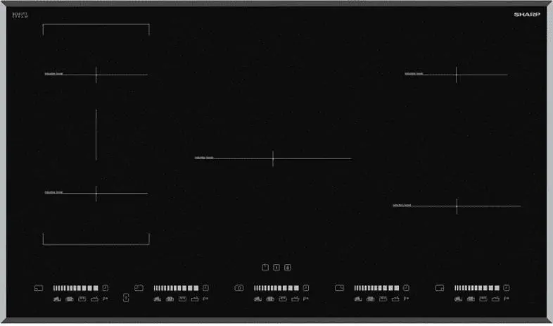 Płyta indukcyjna Sharp KH-9I39CS00EU 89cm
