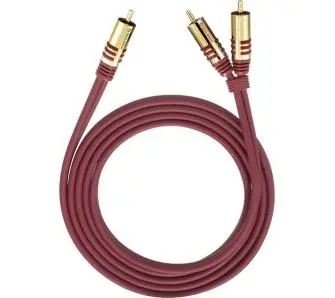 Kabel  audio Oehlbach 20562 2m Czerwony