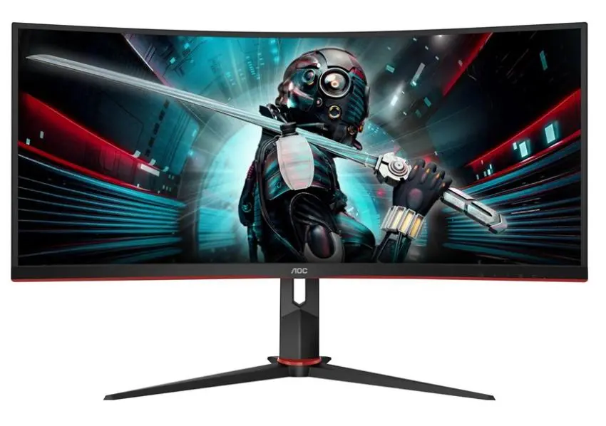 Monitor AOC CU34G2/BK  34" UWQHD VA 100Hz 1ms Zakrzywiony Gamingowy