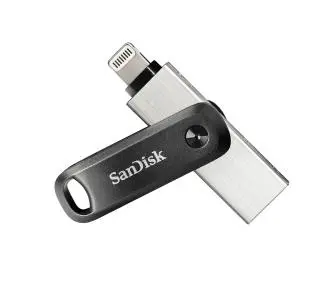 PenDrive SanDisk iXpand GO 128GB USB 3.0 / Lightning Srebrno-czarny