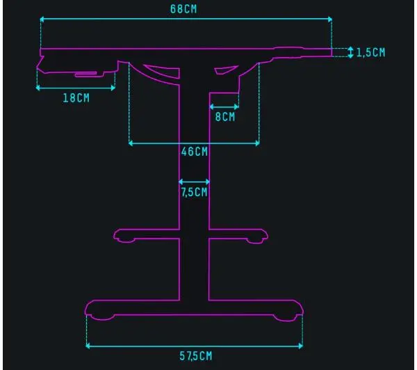 Ultradesk LEVEL V2 140cm Regulacja wysokości Czarno-niebieski - Kup na Raty - RRSO 0%
