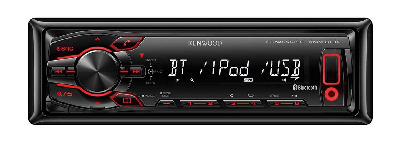 Radioodtwarzacz samochodowy Kenwood KMM-BT34