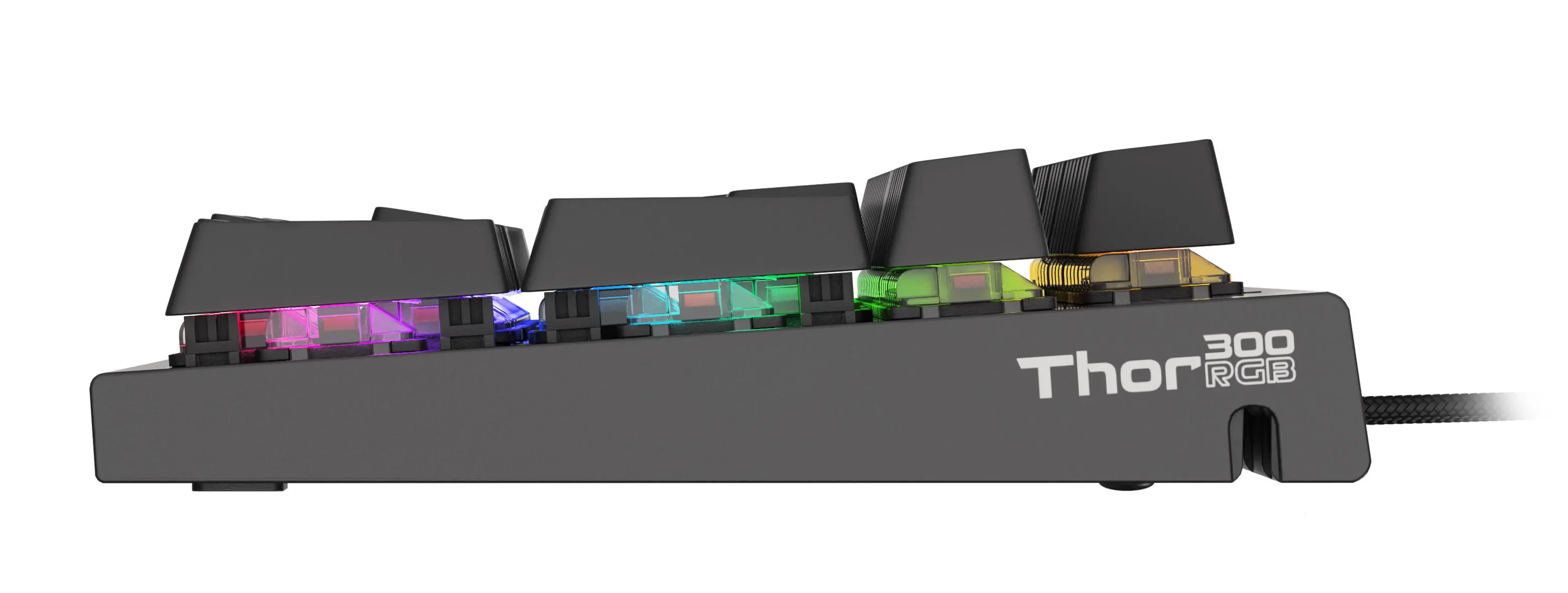 Klawiatura mechaniczna Genesis Thor 300 RGB Outemu Brown Czarny