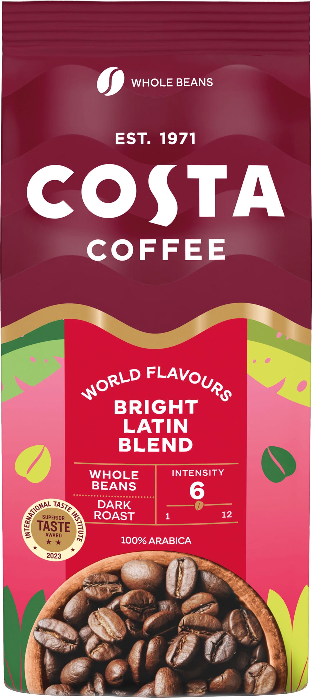 Kawa ziarnista Costa Coffee Bright Latin Blend 200g