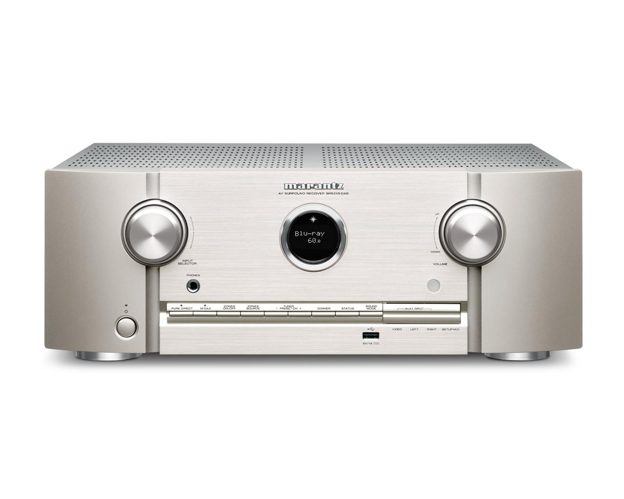 Amplituner Marantz SR5015 DAB (srebrno-złoty)
