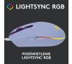 Myszka gamingowa Logitech G102 LIGHTSYNC Liliowy