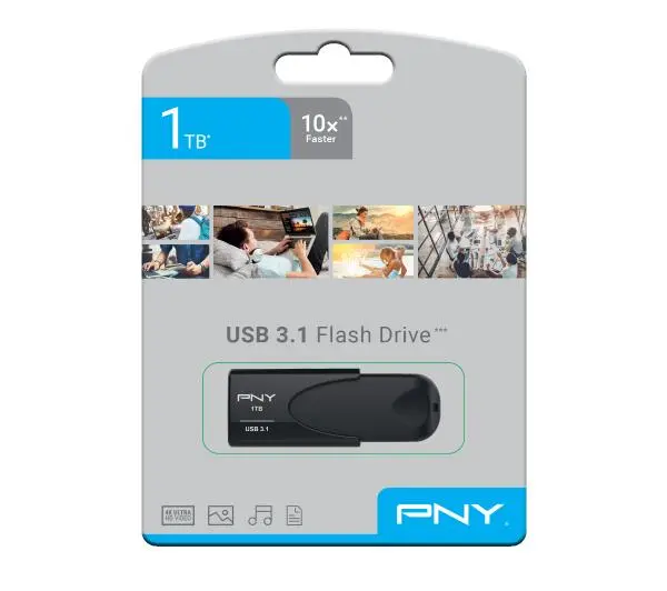 PNY Attache 4 1TB USB 3.1 Czarny