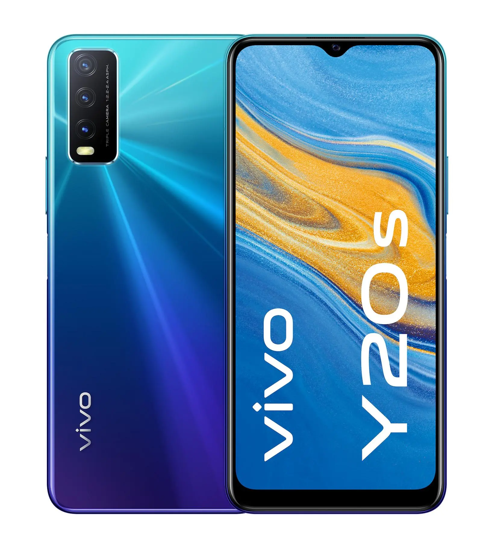 Smartfon vivo Y20s - 6,51" - 13 Mpix - niebieski