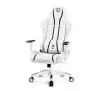 Fotel Diablo Chairs X-One 2.0 King Size Gamingowy do 160kg Skóra ECO Tkanina Biało-czarny