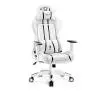 Fotel Diablo Chairs X-One 2.0 King Size Gamingowy do 160kg Skóra ECO Tkanina Biało-czarny