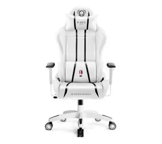 Diablo Chairs X-One 2.0 King Size Gamingowy do 160kg Skóra ECO Tkanina Biało-czarny