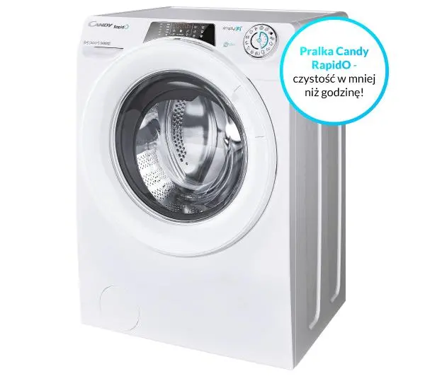 Candy RapidO RO 1496DWMT/1-S Slim 9kg 1400obr/min Zdalne sterowanie - Kup na Raty - RRSO 0%