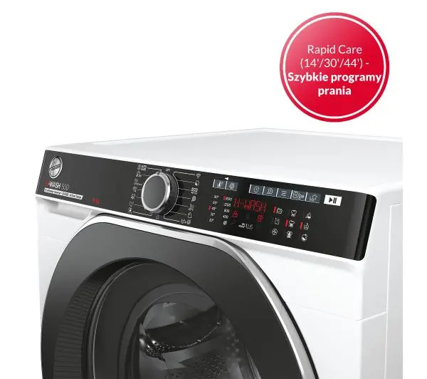 Hoover H-Wash 500 HWP 69AMBC/1-S Slim 9kg 1600obr/min Zdalne sterowanie - DRUGI -30%, ALBO 5-TY ZA 1ZŁ - Kup na Raty - RRSO 0%