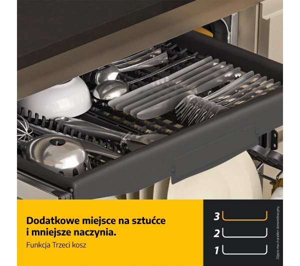Whirlpool WIC 3C33 PFE 59,8cm Automatyczne otwieranie drzwi Szuflada na sztućce - DRUGI -30%, ALBO 5-TY ZA 1ZŁ - Kup na Raty - RRSO 0%
