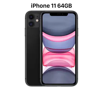 Smartfon Apple iPhone 11 64GB 6,1" 12Mpix Czarny