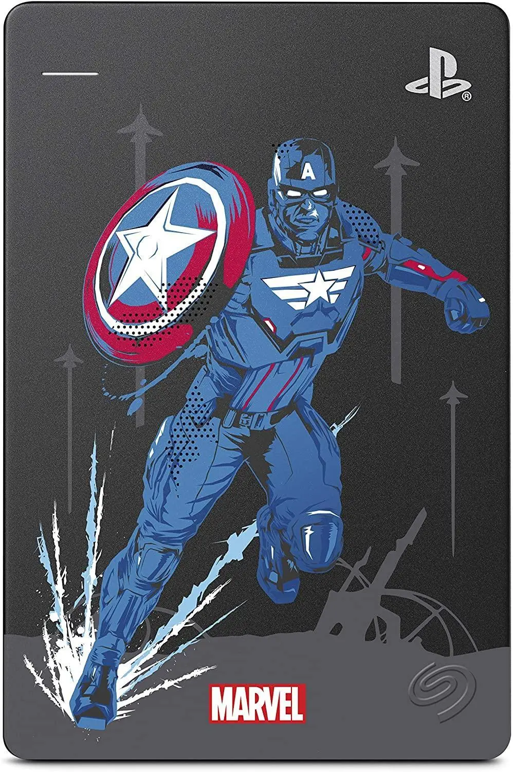 Dysk Seagate Game Drive PS4 Marvel Captain America 2TB HDD USB 3.0 Szary