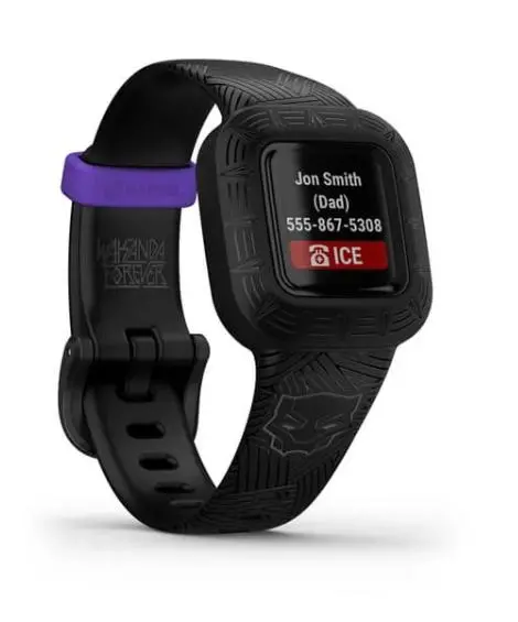 Smartband Garmin vivofit jr. 3 Black Panther