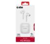 Słuchawki bezprzewodowe SBS BT 410 TEEARBT410TWSW - dokanałowe - Bluetooth 5.0 - biały