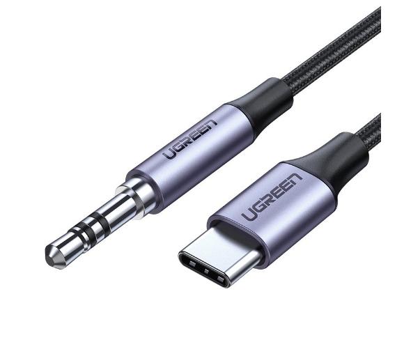Notebook TV station Knead Kabel audio UGREEN AV143 / 30633 USB-C do mini jack 3,5mm AUX, 1m (szary) -  Opinie, Cena - RTV EURO AGD