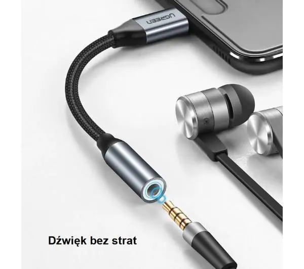 UGREEN AV142 audio USB-C do jack 3,5mm