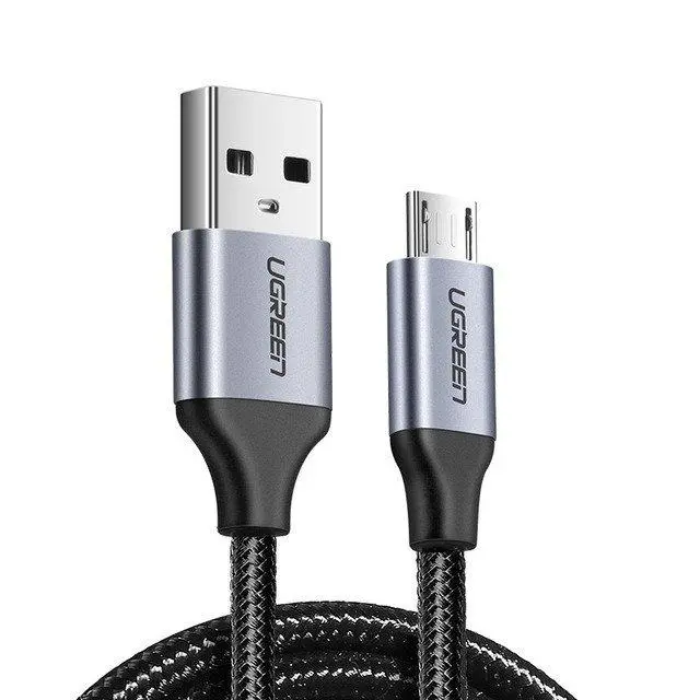 Kabel UGREEN micro USB QC 3,0 2,4A 1m Czarny